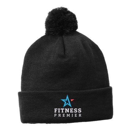 Sport-Tek Solid Pom Pom Beanie